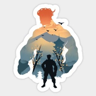 Fighter Luke Sticker